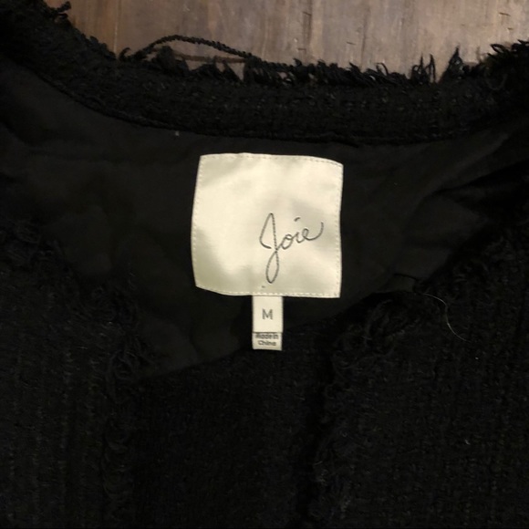 Joie Fringe Tweed Jacket - Picture 5 of 6